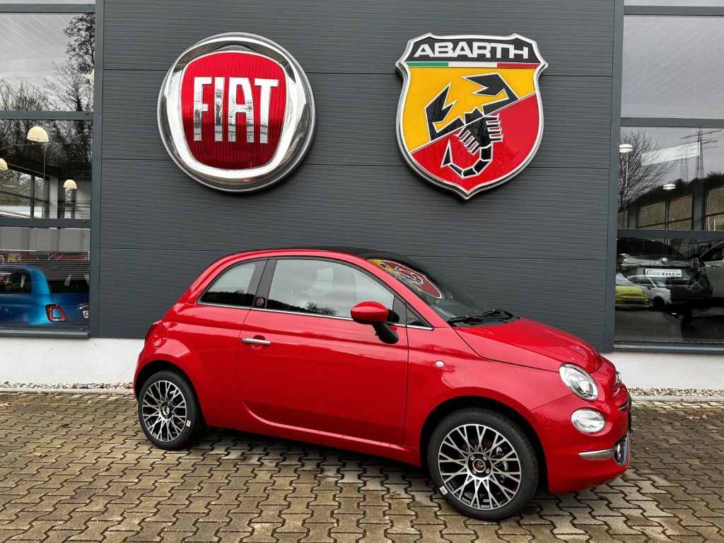 Fiat 500C MY23 Hybrid (RED) +KLIMA+PDC+